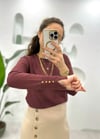 BORDO BİSİKLET YAKA TRİKO 