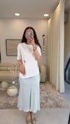 BUZ MAVİ 8002 SATEN ETEK