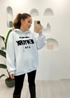 BUZ MAVİ KAPŞONLU SWEAT 