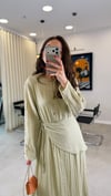 ÇAĞLA 7508 FULAR DETAY ELBİSE 