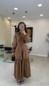 CAMEL 2040 İŞLEME DETAY ELBİSE 