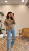 CAMEL 4095 KUŞAKLI GÖMLEK 