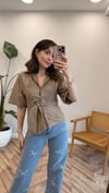 CAMEL 4095 KUŞAKLI GÖMLEK 