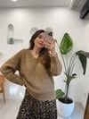 CAMEL 4126 SİMLİ V YAKA KAZAK