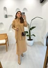 CAMEL 4197 TRİKO HIRKA ELBİSE