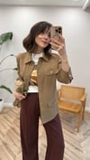 CAMEL 5419 DÜĞME DETAY CEKET 