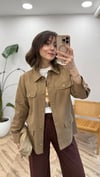 CAMEL 5419 DÜĞME DETAY CEKET 