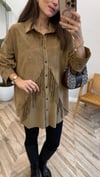 CAMEL 6198 PÜSKÜLLÜ SÜET CEKET 