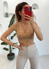 CAMEL ASKILI CROP