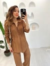 CAMEL ÖNDEN DÜĞMELİ TAKIM 