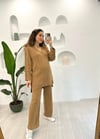 CAMEL V YAKA TRİKO TAKIM 