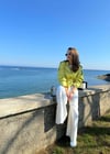 CEKET 9395 SİMLİ CEKET NEON SARI