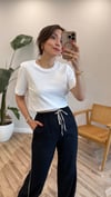 DİLVİN 1763 BİSKLET YAKA TİŞÖRT BEYAZ S