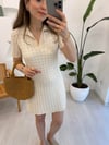 EKRU 0004 TRİKO ELBİSE 