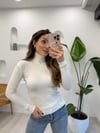 EKRU 013 BALIKÇI YAKA TRİKO