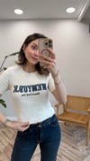 EKRU 0151 YAZILI TRİKO TİŞÖRT