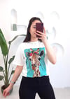 EKRU 0537 BASKILI TSHIRT