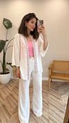 EKRU 0598 İŞLEME PANTOLON