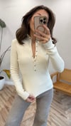 EKRU 0686 DİK YAKA TRİKO
