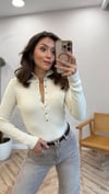 EKRU 0686 DİK YAKA TRİKO