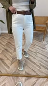 EKRU 0755 BELİ KEMERLİ PANTOLON 