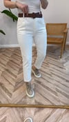 EKRU 0755 BELİ KEMERLİ PANTOLON 