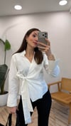 EKRU 1023 BAĞLAMALI GÖMLEK 