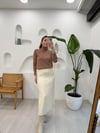 EKRU 1036 TRİKO ETEK 