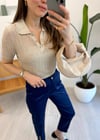 EKRU 10376 KISA KOL TRİKO