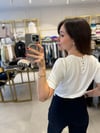 EKRU 10426 BİSİKLET YAKA ARKASI DÜĞME DETAY TRİKO