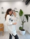 EKRU 10568 ÇİÇEK DESEN TUNİK
