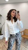 EKRU 1158 DRAPE DETAY GÖMLEK 