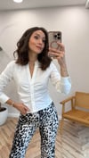 EKRU 1158 DRAPE DETAY GÖMLEK 