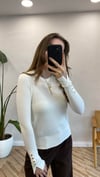 EKRU 1267 BEBE YAKA DROPLU TRİKO