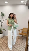 EKRU 1327 KETEN  PANTOLON 
