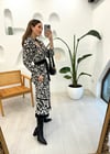 EKRU 15155 SU YOLU ELBİSE 
