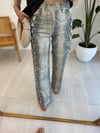 EKRU 1692 YILAN DESEN PANTOLON