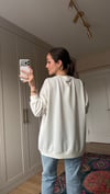 EKRU 2695 PUL DETAY SWEATSHİRT 