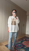 EKRU 2695 PUL DETAY SWEATSHİRT 