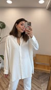 EKRU 27268 ÇİZGİLİ BASİC GÖMLEK