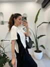 EKRU 2893 YAN BAĞLAMALI BLUZ