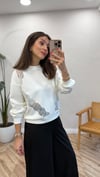 EKRU 3093 MODAL SWEATSHİRT 