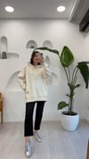 EKRU 3105 KAPÜŞONLU SWEATSHİRT