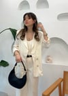 EKRU 31696 KETEN CEKET 