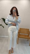 EKRU 3229 BELİ LASTİKLİ PANTOLON
