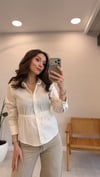 EKRU 3240 BELDEN OTURTMALI GÖMLEK 