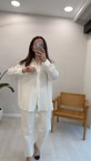 EKRU 3344 PUL DETAY GÖMLEK 