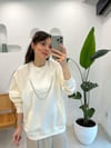 EKRU 34063 PARAŞÜT DETAY SWEAT