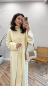EKRU 35 TRİKO ELBİSE HIRKA TAKIM