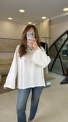 EKRU 3599 BİSİKLET YAKA SWEAT 